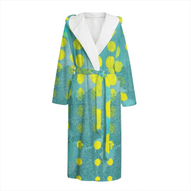 Bunter Bademantel Eddy aus Flanell – flauschig & farbenfroh, Größen S–2XL